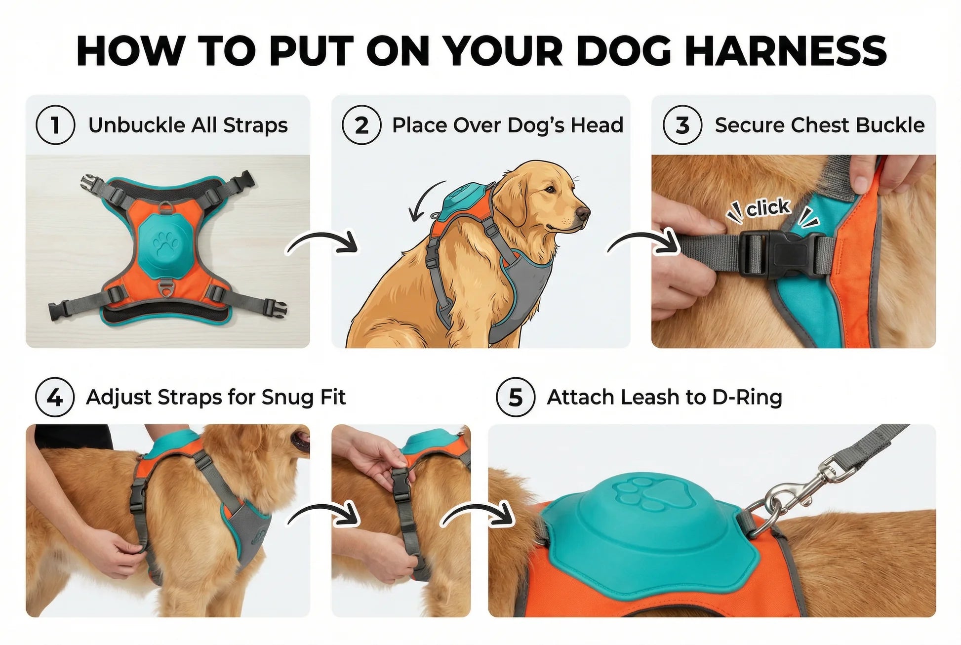 Adjustable Dog Harness
