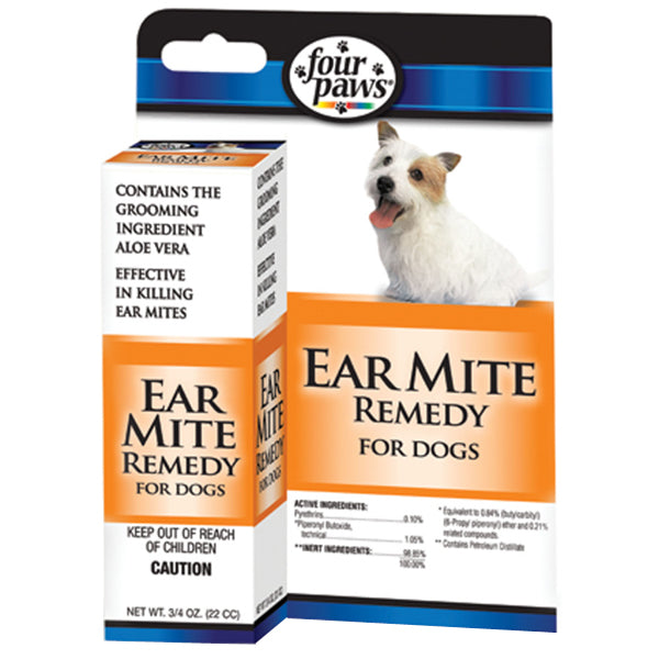 Four Paws Ear Mite Remedy For Dogs 0.75 oz