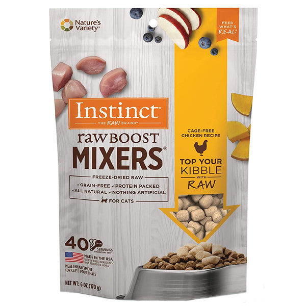 Instinct Raw Boost Mixers Chicken Cat Food Topper 6oz
