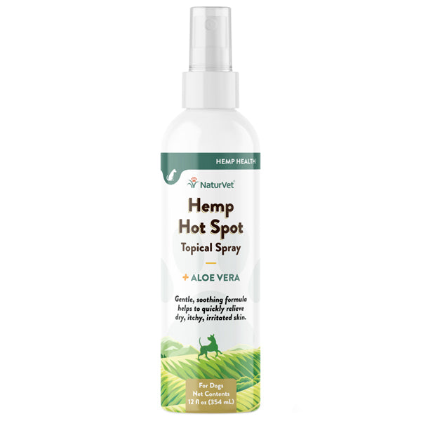 NaturVet Hemp Hot Spot Spray for Dogs 12oz