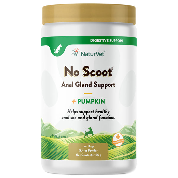NaturVet No Scoot Anal Gland Support Powder 5.4oz