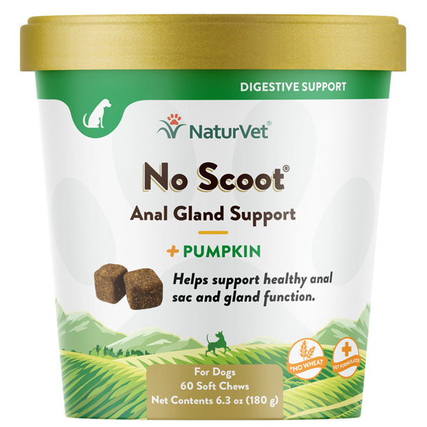 NaturVet No Scoot plus Pumpkin Soft Chews 60ct