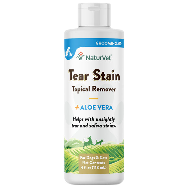 NaturVet Tear Stain Remover for Dogs & Cats 4oz