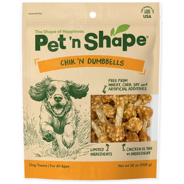 Pet 'n Shape Chik 'n Dumbbells Dog Treats 2 lbs