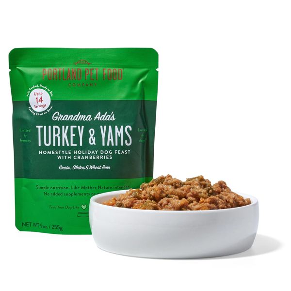 Portland Pet Food Company Grandma Ada's Turkey & Yams Homestyle Wet Dog Food 9oz