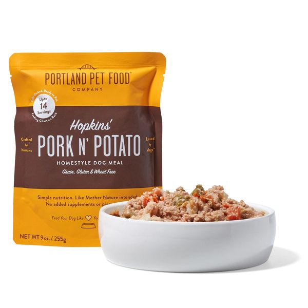 Portland Pet Food Company Hopkins' Pork N' Potato Homestyle Wet Dog Food 9oz