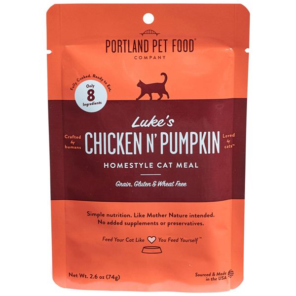 Portland Pet Food Company Luke's Chicken N' Pumpkin Homestyle Wet Cat Food 2.6oz