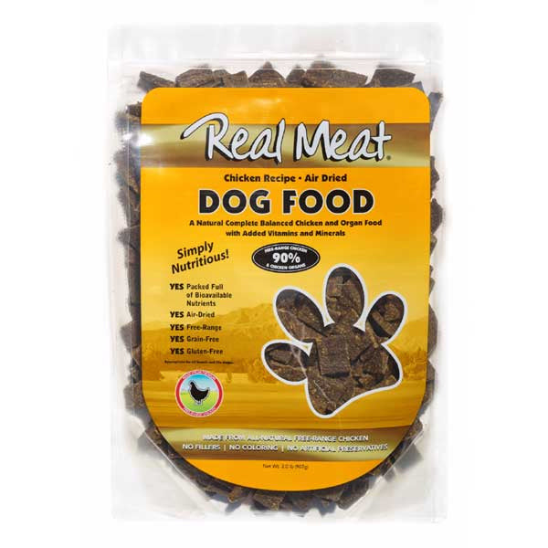 Real Meat CO. Air Dried Dog Food Chicken 2 lbs