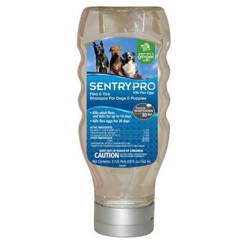 SentryPro Flea & Tick Shampoo for Dogs & Puppies 18oz